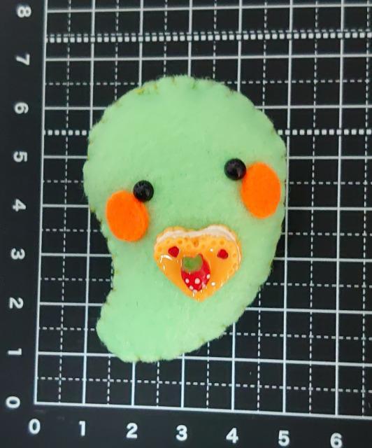 ハンドメイド♪マグネットマスコット『おやつ大好きおばけ』ハートケーキ < ペット/手芸/園芸 ハンドメイド♪マグネットマスコット『おやつ大好きおばけ』ハートケーキ < ペット/手芸/園芸の