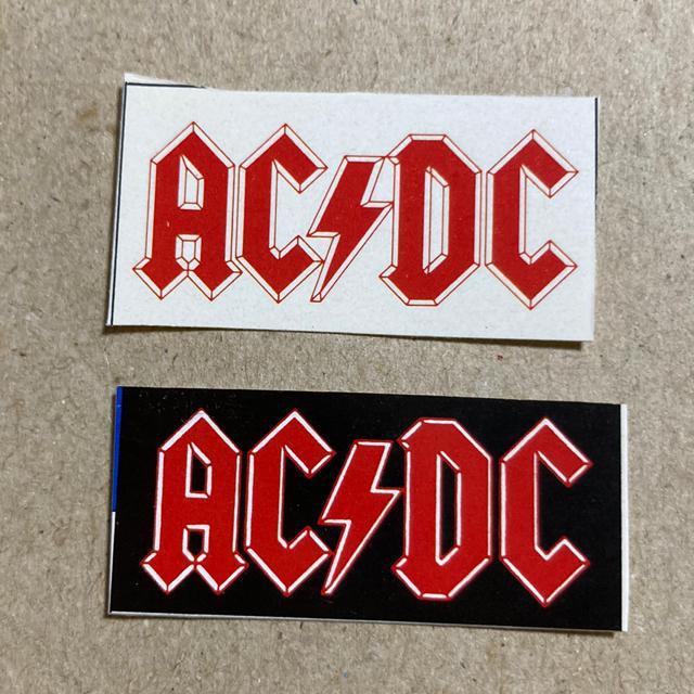 80年代当時物 AC/DC ステッカー2種類 < CD/DVD/ビデオ  80年代当時物 AC/DC ステッカー2種類  < CD/DVD/ビデオの