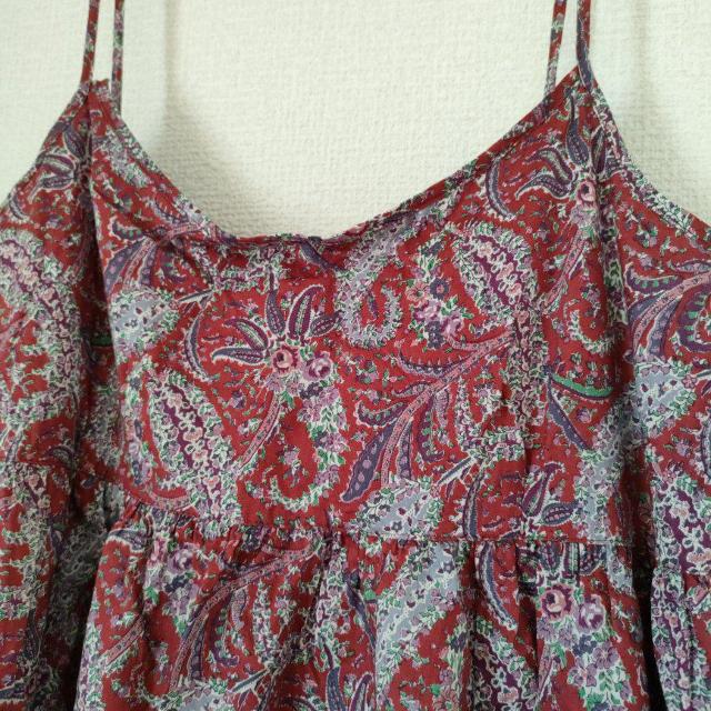 美品☆ル・ドーム イエナ レディース キャミソール カットソー ペイズリー < ブランド  美品☆ル・ドーム イエナ レディース キャミソール カットソー ペイズリー < ブランドの