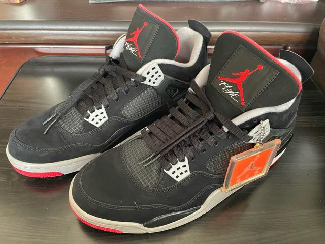 NIKE AIR JORDAN 4 RETRO BLACK CET ナイキ エアジョーダン4 レトロ "30cm デッドストック < ブランド NIKE AIR JORDAN 4 RETRO BLACK CET ナイキ エアジョーダン4 レトロ "30cm デッドストック < ブランドの