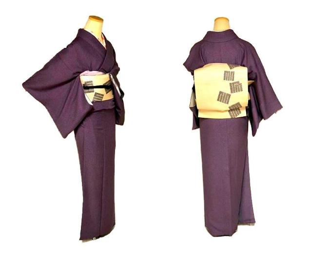 【最高級】美品 作家物 べにばな 1つ紋 江戸小紋 身丈155.5cm 裄丈62cm T3254 < 女性ファッション  【最高級】美品 作家物 べにばな 1つ紋 江戸小紋 身丈155.5cm 裄丈62cm T3254 < 女性ファッションの