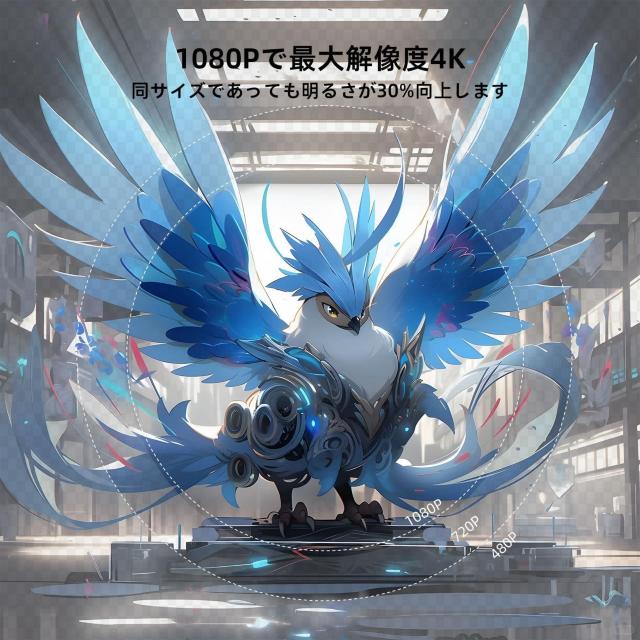 プロジェクター 天井投影 小型 家庭用 自動台形補正 18000lm 400ANSI 1080P 電動フォーカス < 家電/AV プロジェクター 天井投影 小型 家庭用 自動台形補正 18000lm 400ANSI 1080P 電動フォーカス < 家電/AVの