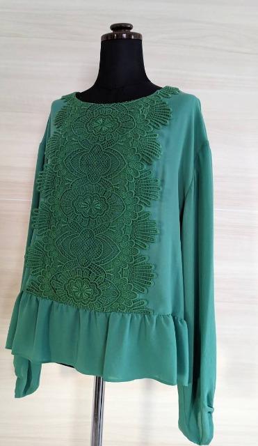 4298SHIZUKA KOMURO/シズカコムロ/コムロシズカ/シヅカコムロ/コムロシヅカ/裾フリルデザインペプラムトップス < ブランド 4298SHIZUKA KOMURO/シズカコムロ/コムロシズカ/シヅカコムロ/コムロシヅカ/裾フリルデザインペプラムトップス < ブランドの