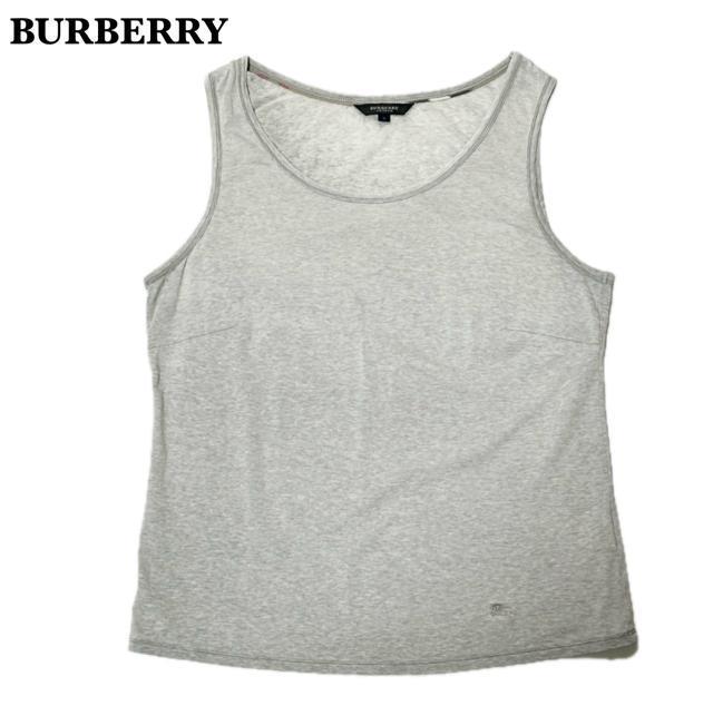 極美品 BURBERRY バーバリー タンクトップ 5 グレー 日本製 < ブランド  極美品 BURBERRY バーバリー タンクトップ 5 グレー 日本製  < ブランドの
