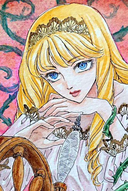 自作イラスト☆オリジナル☆眠れる森の美女☆ < アニメ/コミック/キャラクター 自作イラスト☆オリジナル☆眠れる森の美女☆ < アニメ/コミック/キャラクターの