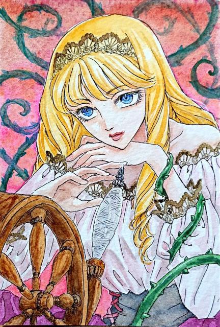 自作イラスト☆オリジナル☆眠れる森の美女☆ < アニメ/コミック/キャラクター 自作イラスト☆オリジナル☆眠れる森の美女☆ < アニメ/コミック/キャラクターの
