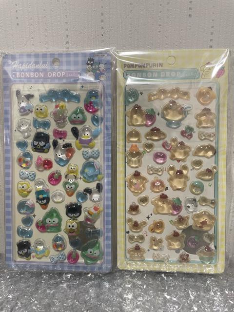 サンリオ ボンボンドロップシール ぷくぷく 3D 立体 2枚セット < インテリア/ライフ サンリオ ボンボンドロップシール ぷくぷく 3D 立体 2枚セット < インテリア/ライフの