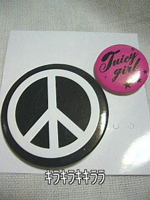 �sNew�t�ʃo�b�W���偨�s�[�X�}�[�N�E����girl<2�Z�b�g>  �� �j���t�@�b�V������ 