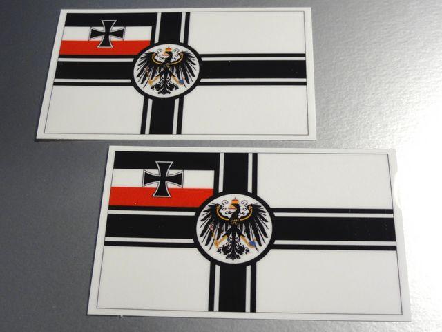 ■ドイツ1次大戦時国旗ステッカー2枚セット < 自動車/バイク ■ドイツ1次大戦時国旗ステッカー2枚セット < 自動車/バイク