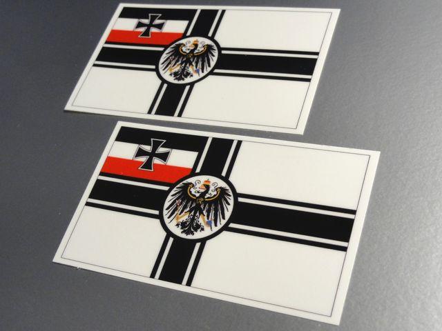 ■ドイツ1次大戦時国旗ステッカー2枚セット < 自動車/バイク ■ドイツ1次大戦時国旗ステッカー2枚セット < 自動車/バイク