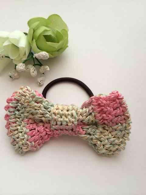 ハンドメイド ヘアゴム 可愛い リボン ガーリー 女の子 レース < 女性ファッション  ハンドメイド ヘアゴム 可愛い リボン ガーリー 女の子 レース  < 女性ファッションの