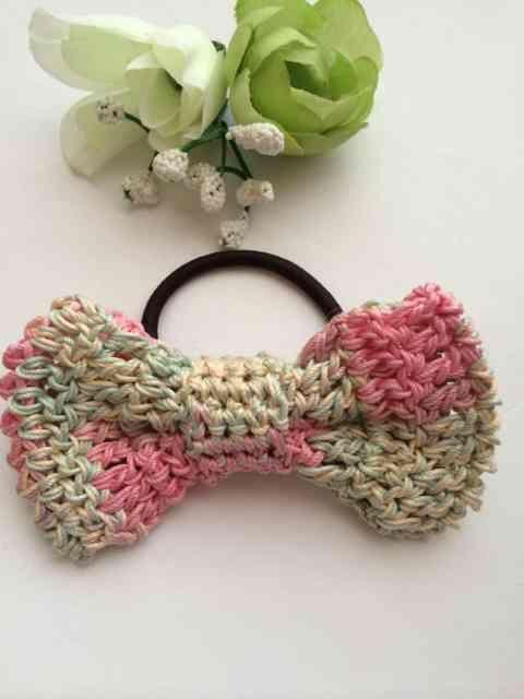 ハンドメイド ヘアゴム 可愛い リボン ガーリー 女の子 レース < 女性ファッション  ハンドメイド ヘアゴム 可愛い リボン ガーリー 女の子 レース < 女性ファッションの