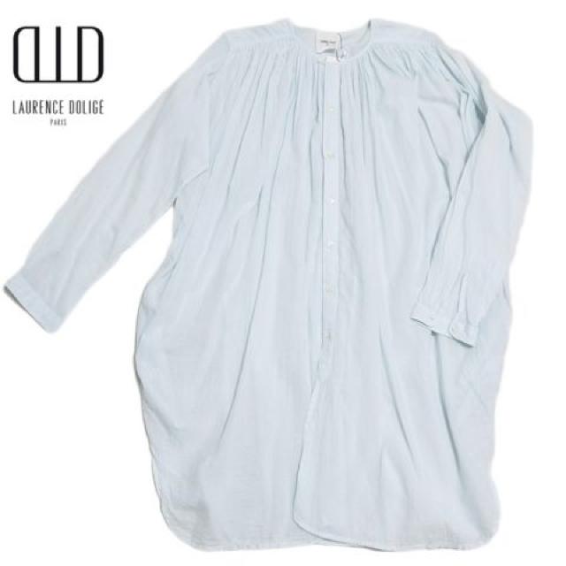 新品ローレンスドリジェLAURENCE DOLIGE長袖シャツワンピ < 女性ファッション 新品ローレンスドリジェLAURENCE DOLIGE長袖シャツワンピ < 女性ファッションの