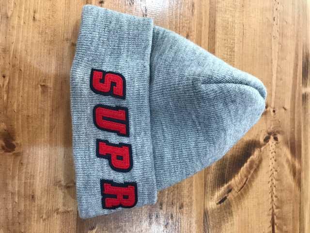 SUPREME シュプリーム BEANIE ビーニー ヘザーグレー ニット帽 < ブランド  SUPREME シュプリーム BEANIE ビーニー ヘザーグレー ニット帽 < ブランドの