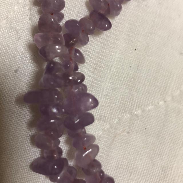 送料無料 天然石パープルネックレス < 女性ファッション  送料無料 天然石パープルネックレス < 女性ファッションの