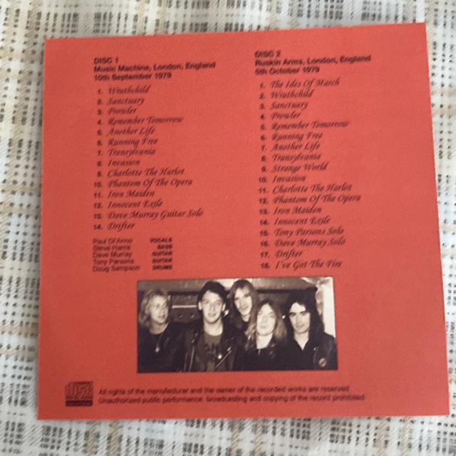 A 2gCD@Iron Maiden / 1979 Collection ACAECf@wB^  ^gObY 