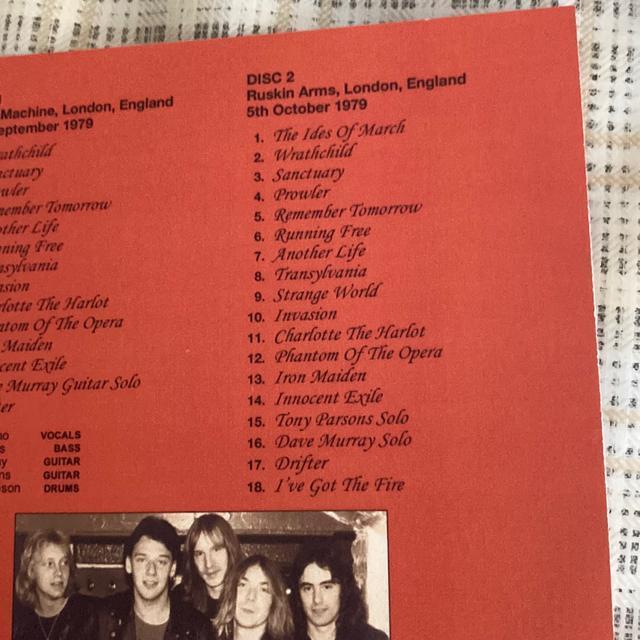 A 2gCD@Iron Maiden / 1979 Collection ACAECf@wB^  ^gObY 