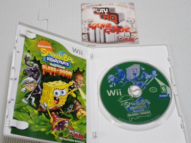 WiiSPONGEBOB SQUAREPANTS GLOBS OF DOOM CO kĔ  Q[{/\tg 