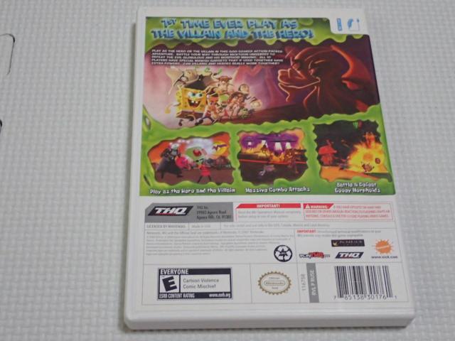 WiiSPONGEBOB SQUAREPANTS GLOBS OF DOOM CO kĔ  Q[{/\tg 