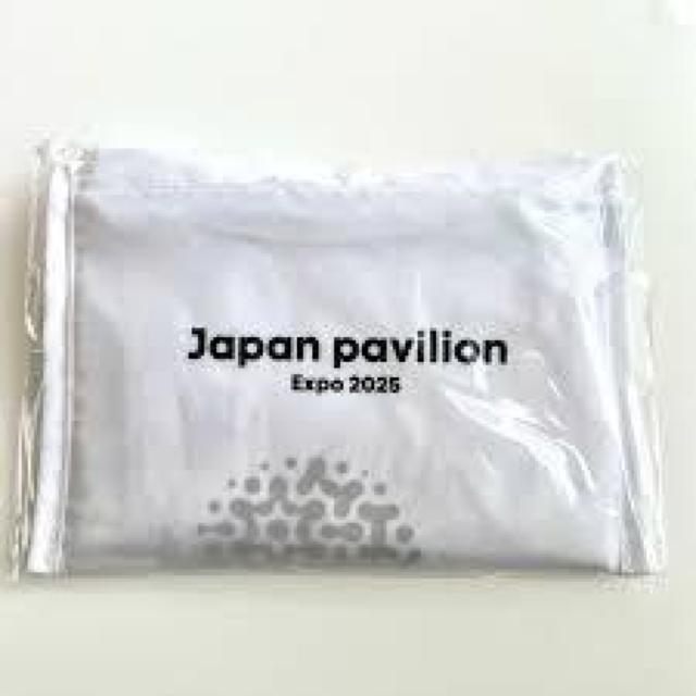 大阪関西万博 日本館 エコバッグ 白 < 女性ファッション  大阪関西万博 日本館 エコバッグ 白  < 女性ファッションの