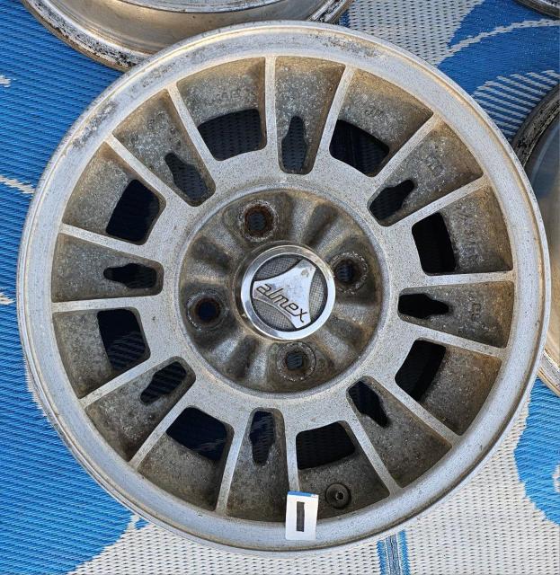 ALMEX �A�����b�N�X�A���~�z�C�[��14�C���`5.5J PCD114.3 �{25 114.3�n�u�a73mm�z�C�[���̂�4�{�Z�c�g �� ������/�o�C�N