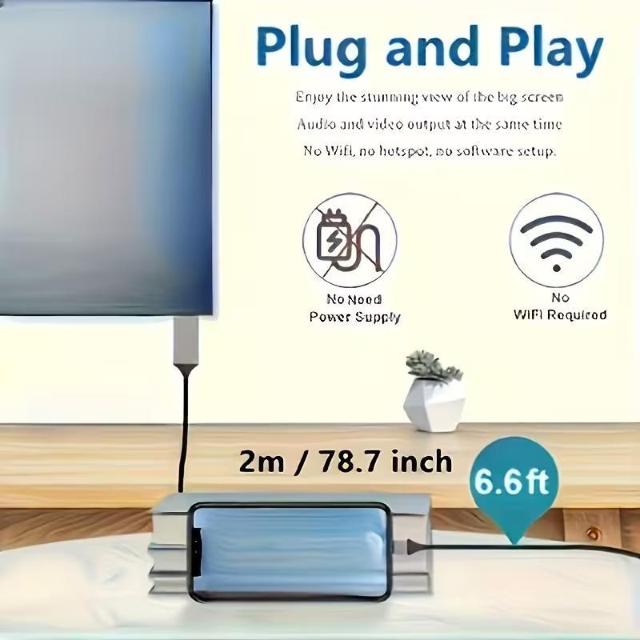 �����X890�~��Type-C�P�[�u���AUSB 3.1�R���o�[�^�[�A�g�ѓd�b��TV/�f�B�X�v�@���C/�v���W�F�N�^�[�ɐڑ��@�� �� �Ɠd/AV�� 