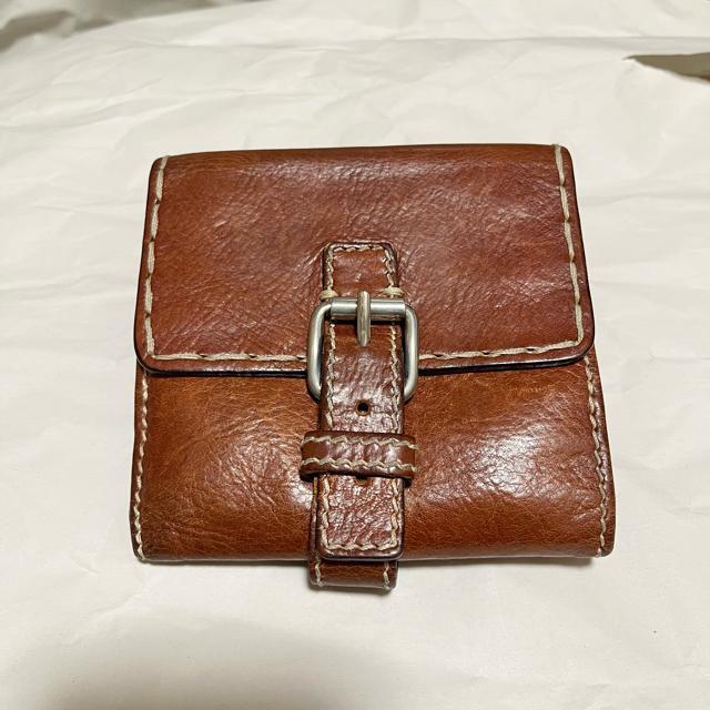 Chloe クロエ 本革 レザー 二つ折り財布 ブラウン バックルデザイン 希少 < ブランド Chloe クロエ 本革 レザー 二つ折り財布 ブラウン バックルデザイン 希少 < ブランドの
