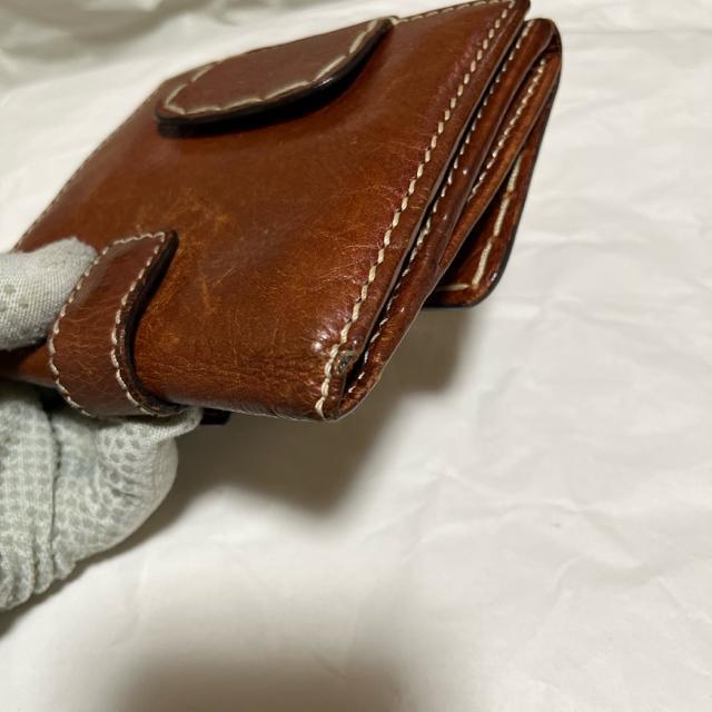 Chloe クロエ 本革 レザー 二つ折り財布 ブラウン バックルデザイン 希少 < ブランド Chloe クロエ 本革 レザー 二つ折り財布 ブラウン バックルデザイン 希少 < ブランドの