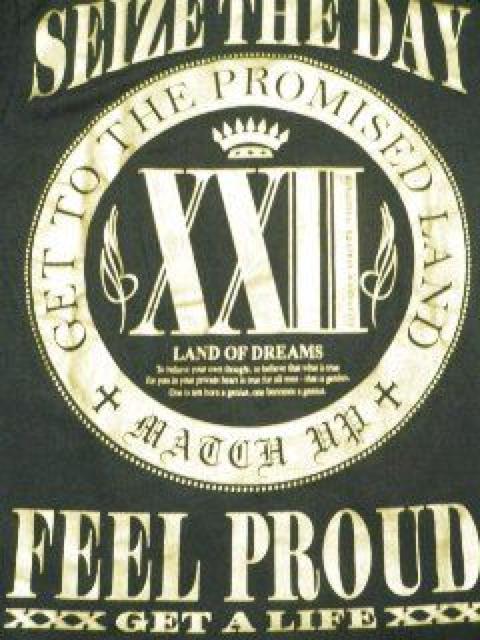 《New》悪羅悪羅★Vネック・ゴールド箔プリ*ロンTee@<ブラックL> < 男性ファッション 《New》悪羅悪羅★Vネック・ゴールド箔プリ*ロンTee@<ブラックL> < 男性ファッションの