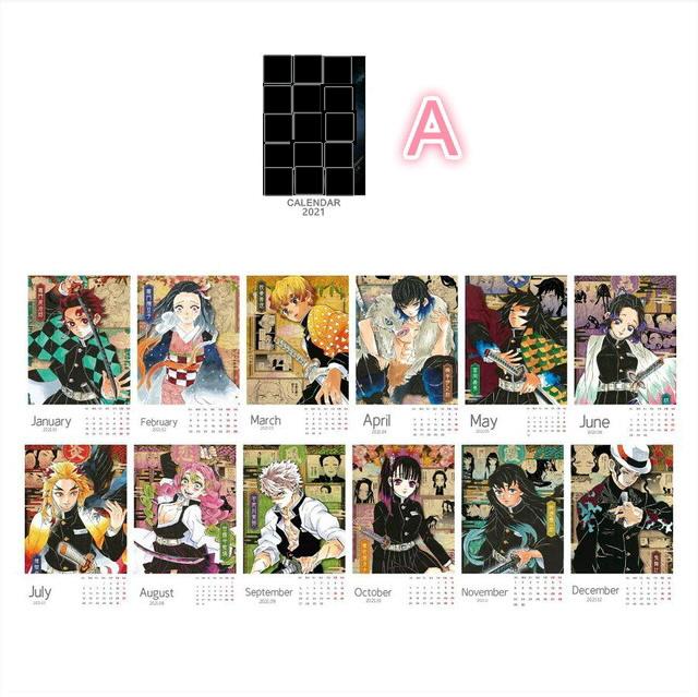 【鬼滅の刃】超人気♪ポスターに 炭治郎.禰豆子.善逸他 2021年 卓上カレンダー < アニメ/コミック/キャラクター  【鬼滅の刃】超人気♪ポスターに 炭治郎.禰豆子.善逸他 2021年 卓上カレンダー < アニメ/コミック/キャラクターの