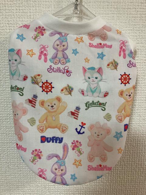 ★ハンドメイド ダッフィーフレンズ シャツ 白TDS 犬服 S★ < ペット/手芸/園芸  ★ハンドメイド ダッフィーフレンズ シャツ 白TDS 犬服 S★  < ペット/手芸/園芸の