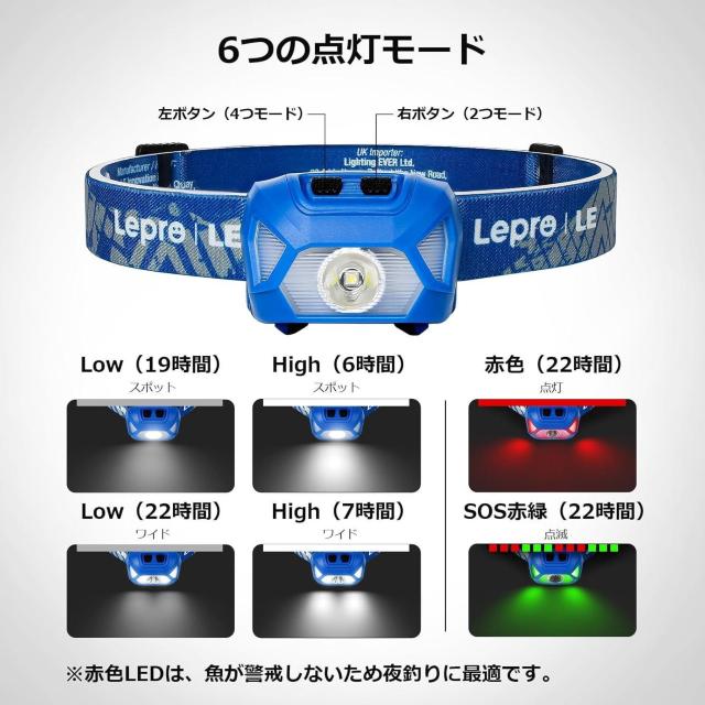ヘッドライト LED ヘッドランプ 高輝度 ledヘッドライト 電池式 2個セット < レジャー/スポーツ ヘッドライト LED ヘッドランプ 高輝度 ledヘッドライト 電池式 2個セット < レジャー/スポーツの