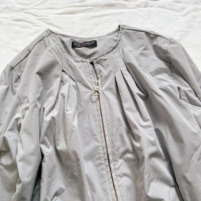 FASHION MESSAGE�����{���X���[�u�W�b�v�u���E�X�W���P�b�g/���i