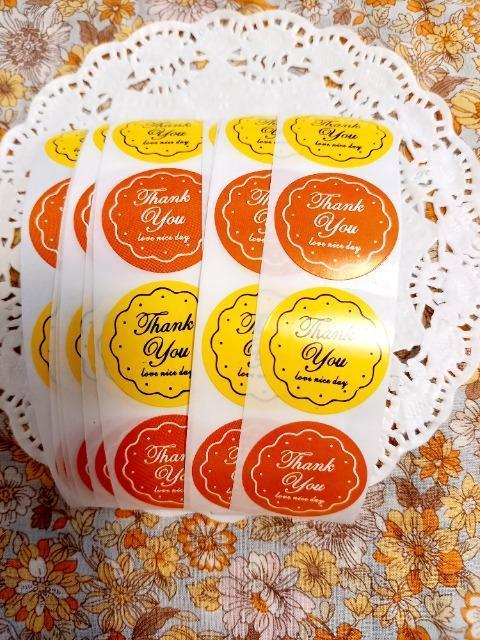 お裾分け☆Thank Youシール5セット☆ < インテリア/ライフ  お裾分け☆Thank Youシール5セット☆  < インテリア/ライフの