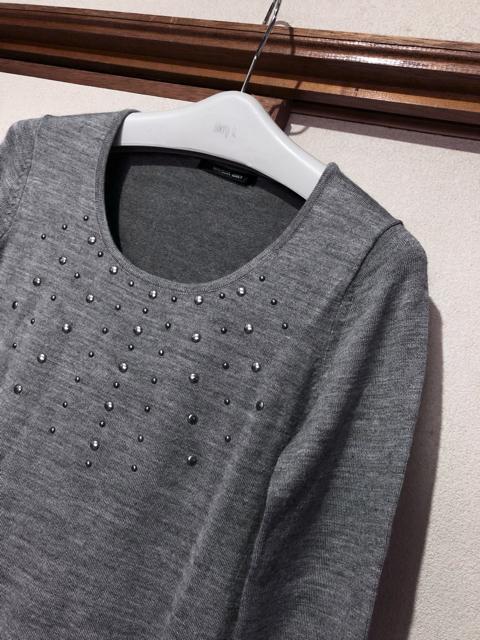 メイソングレイ ニットワンピース 胸元スタッズ飾り ウール混素材 < 女性ファッション メイソングレイ ニットワンピース 胸元スタッズ飾り ウール混素材 < 女性ファッションの