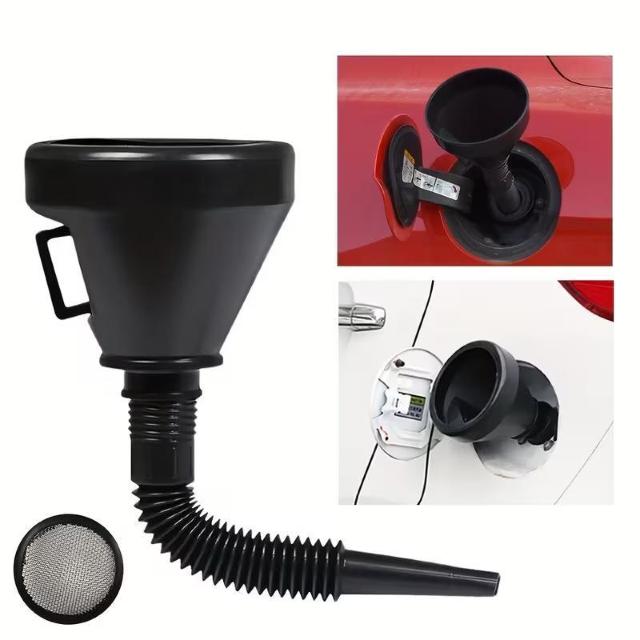 爆ヤス価格490円★大型オイルファンネル(フィルター付き)、長い注ぎ口、自動車用ブラックファンネル、オイル/ガソリンのろ過に最適 < 自動車/バイク 爆ヤス価格490円★大型オイルファンネル(フィルター付き)、長い注ぎ口、自動車用ブラックファンネル、オイル/ガソリンのろ過に最適 < 自動車/バイク