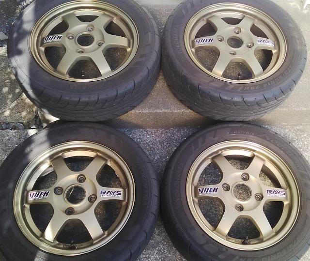 (���)RAYS TE37 14in 5J +45 PCD:114.3 ADVAN Neova AD07 �� ������/�o�C�N