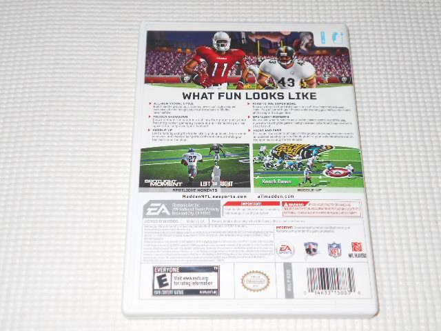 Wii★MADDEN NFL 10 海外版(国内本体動作不可) < ゲーム本体/ソフト  Wii★MADDEN NFL 10 海外版(国内本体動作不可) < ゲーム本体/ソフトの