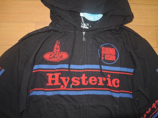 新品ヒステリックグラマーHYSTERIC GLAMOURジップパーカーS黒 < ブランド 新品ヒステリックグラマーHYSTERIC GLAMOURジップパーカーS黒 < ブランドの