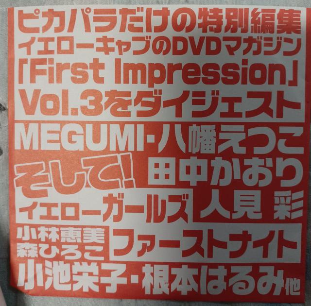 DVD-ドゥニチ ラヴ voL.1 & ピカパラDVDマガジン MEGUMI小池栄子 < タレントグッズ  DVD-ドゥニチ ラヴ voL.1 & ピカパラDVDマガジン MEGUMI小池栄子 < タレントグッズの