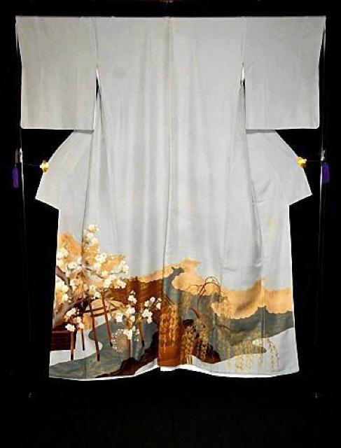 色留袖 最高峰 新品同様 皇室デザイナー 中村乃武夫 花文 3つ紋 比翼付き クリーニング済 身丈159m 裄65cm T2881 < 女性ファッション 色留袖 最高峰 新品同様 皇室デザイナー 中村乃武夫 花文 3つ紋 比翼付き クリーニング済 身丈159m 裄65cm T2881 < 女性ファッションの