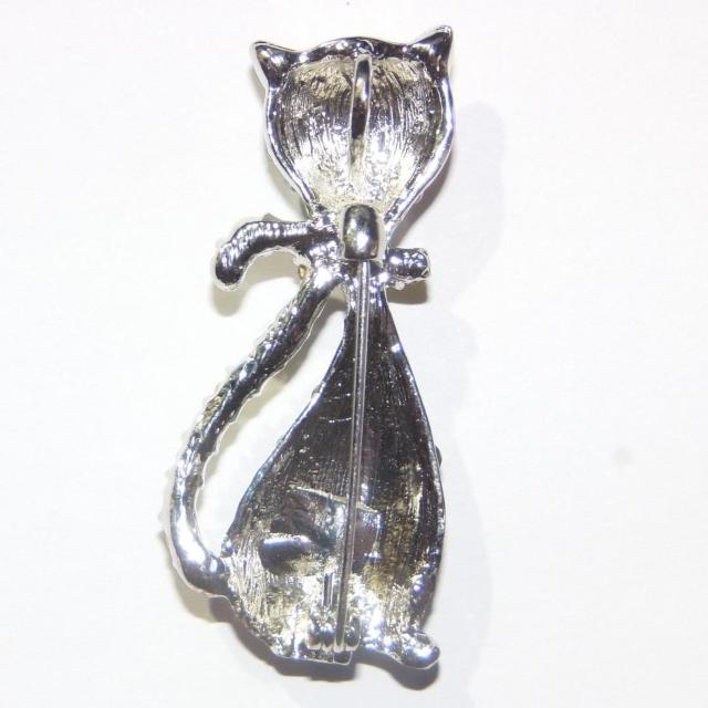 猫 ネコ ねこ カラフル ラインストーン ブローチ バッジ ピンバッジ ラペルピン < 女性アクセサリー/時計  猫 ネコ ねこ カラフル ラインストーン ブローチ バッジ ピンバッジ ラペルピン < 女性アクセサリー/時計の