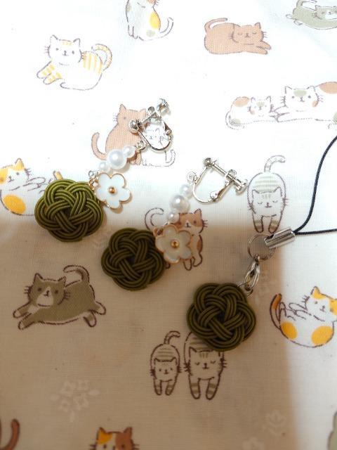 新品、ハンドメイド、水引、イヤリング、梅結び < 女性ファッション  新品、ハンドメイド、水引、イヤリング、梅結び  < 女性ファッションの