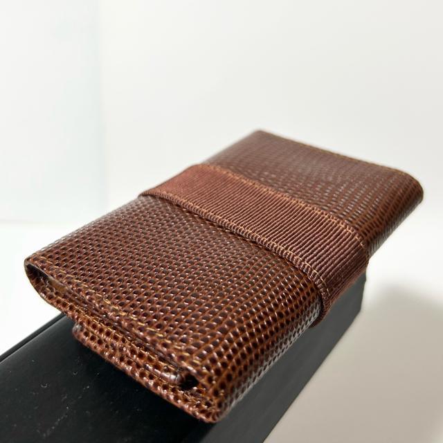 美品 Salvatore Ferragamo フェラガモ ヴァラ リザード型押しレザー 6連 キーケース < ブランド 美品 Salvatore Ferragamo フェラガモ ヴァラ リザード型押しレザー 6連 キーケース < ブランドの