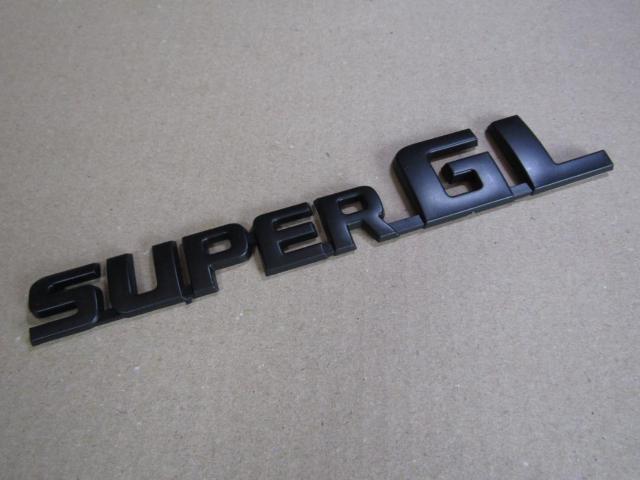 ● TOYOTA ハイエース HIACE&SUPER GL MAD BLACK ABS製 エンブレム 2枚SET 新品未開封品! < 自動車/バイク ● TOYOTA ハイエース HIACE&SUPER GL MAD BLACK ABS製 エンブレム 2枚SET 新品未開封品! < 自動車/バイク