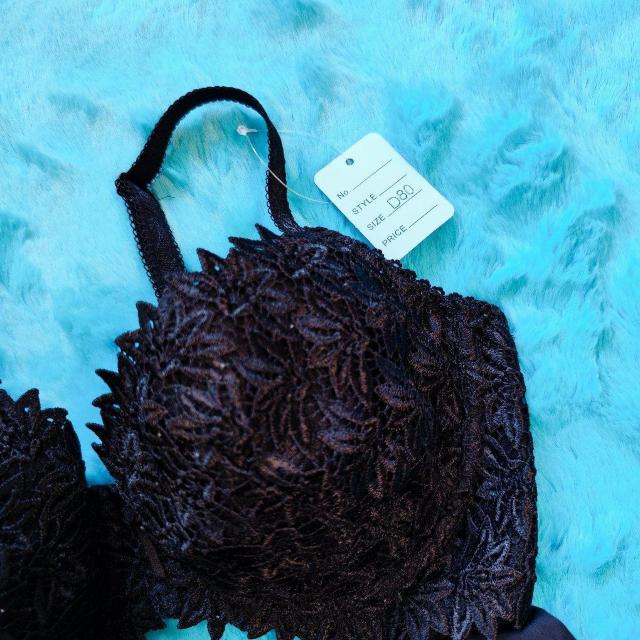 ゴージャス刺繍レースがエロ可愛ッ。。。D80×L。。グラマラスブラジャー&ショーツセット。大きいサイズグラマー。。ブラック黒。 < 女性ファッション  ゴージャス刺繍レースがエロ可愛ッ。。。D80×L。。グラマラスブラジャー&ショーツセット。大きいサイズグラマー。。ブラック黒。 < 女性ファッションの