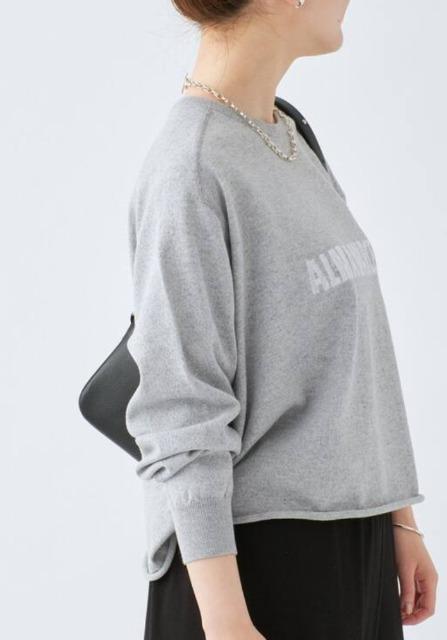 イエナ IENA 大人可愛いロゴニット 新品同様1回使用 AP JOURNAL STANDARD < ブランド イエナ IENA 大人可愛いロゴニット 新品同様1回使用 AP JOURNAL STANDARD < ブランドの