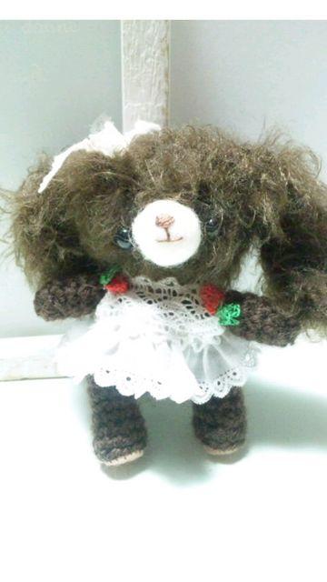 耳長うさちゃん     編みぐるみ < ペット/手芸/園芸  耳長うさちゃん     編みぐるみ  < ペット/手芸/園芸の