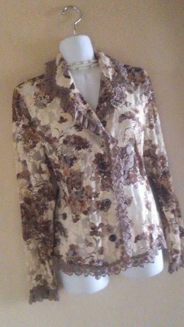 【美品】専門店◆EVERY TIME◆総レース◆花柄上質サマーJK < 女性ファッション  【美品】専門店◆EVERY TIME◆総レース◆花柄上質サマーJK  < 女性ファッションの