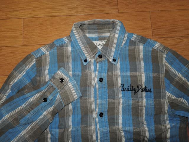 ワコマリア WACKO MARIA チェックシャツ S 青系 ネル 刺繍 < ブランド  ワコマリア WACKO MARIA チェックシャツ S 青系 ネル 刺繍 < ブランドの